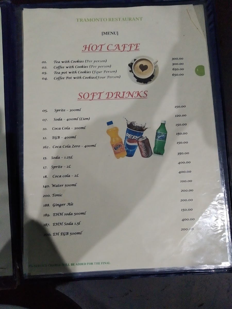 Menu Tramonto Lagoon Resort-4