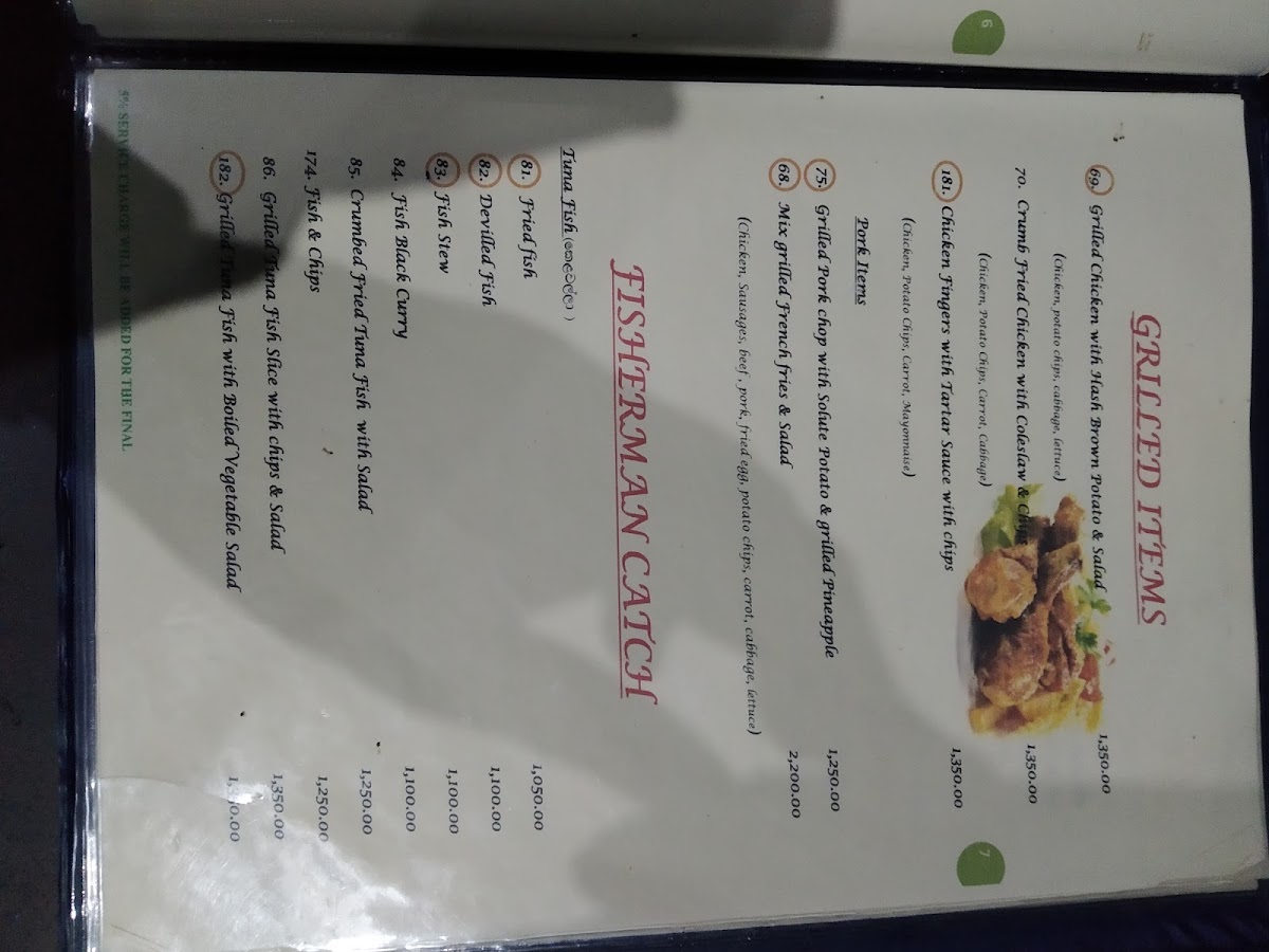 Menu Tramonto Lagoon Resort-7