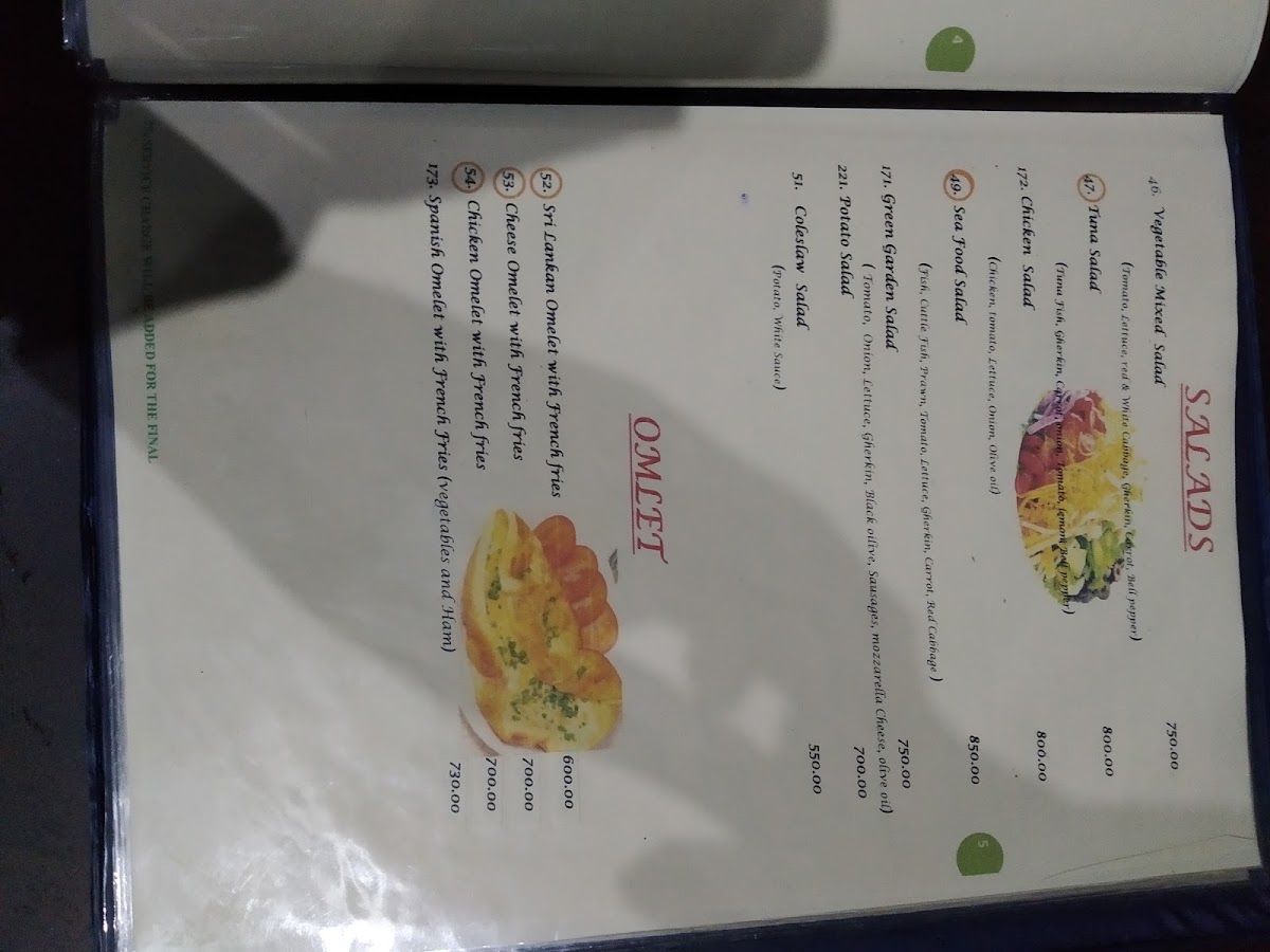 Menu Tramonto Lagoon Resort-9